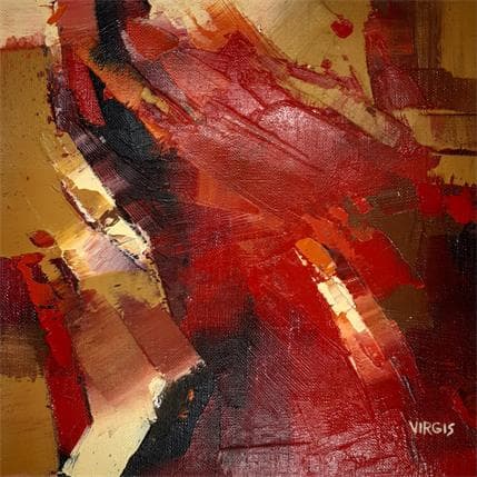 Painting Passion by Virgis | Painting Abstract Oil Minimalist