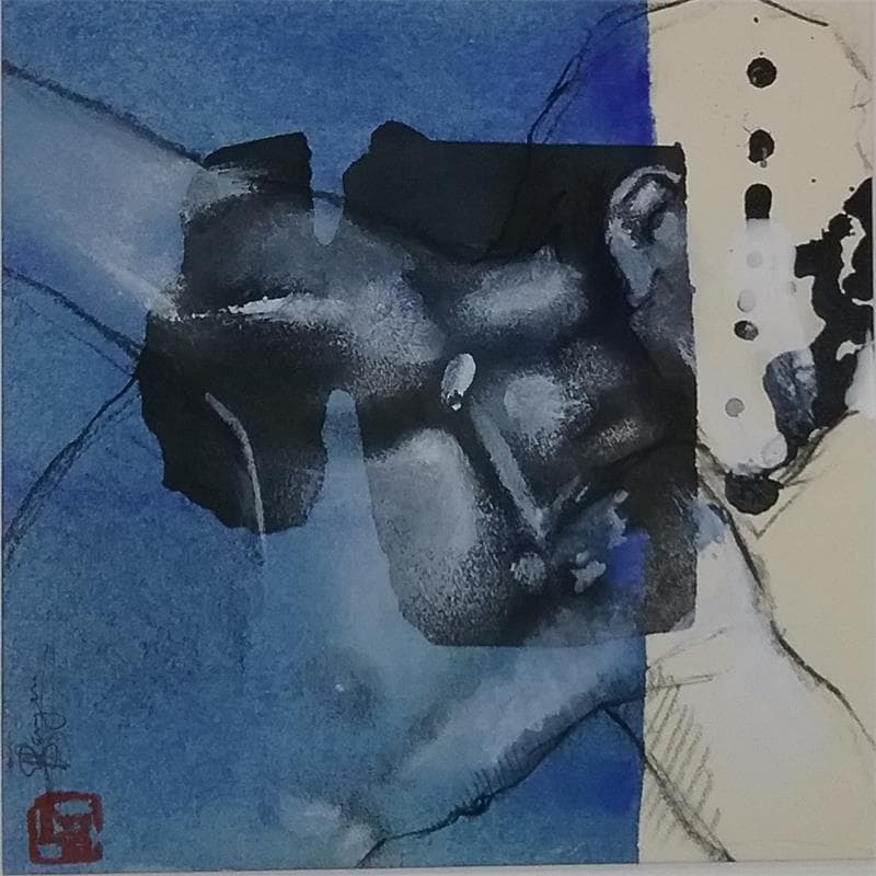 Painting Carton d'étude 3 by Bergues Laurent | Painting Figurative Acrylic Nude, Pop icons