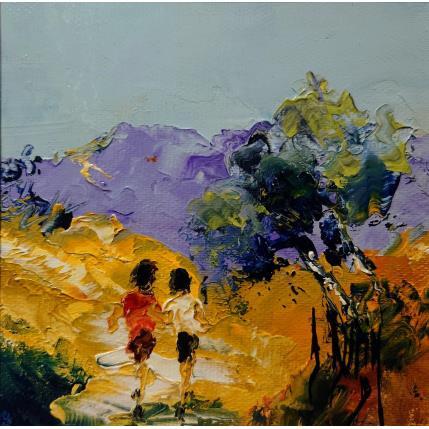 Painting Au printemps by Dupin Dominique | Painting  Oil