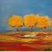 Gemälde Arbres jaunes  von Shahine | Gemälde Figurativ Öl