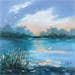 Painting L'heure exquise by Lyn | Painting Figurative Landscapes Oil
