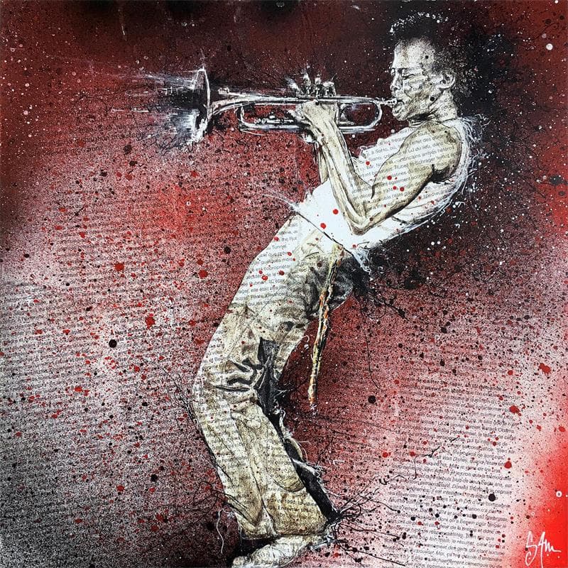 Painting So what by S4m | Painting Street art Life style Acrylic