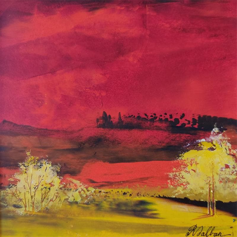 Gemälde Coup de soleil von Dalban Rose | Gemälde Figurativ Landschaften Öl