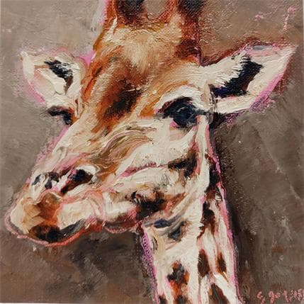 ▷ Painting Girafe 1 by Morales Géraldine | Carré d'artistes