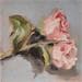 Painting Floral 3 by Morales Géraldine | Painting Figurative still-life Oil
