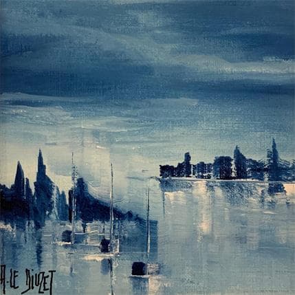 Peinture Composing 19 par Le Diuzet Albert | Tableau  Huile