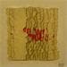 Peinture amazonia fire par Clisson Gérard | Tableau Abstrait Matiérisme Minimaliste Bois Carton