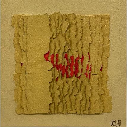 Painting amazonia fire by Clisson Gérard | Painting Subject matter Cardboard, Wood Minimalist