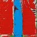 Peinture Bandes Colorées n°52 par Becam Carole | Tableau Abstrait Minimaliste Huile