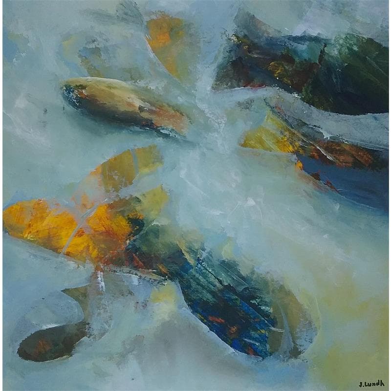 Painting Coral Reef by Lundh Jonas | Painting Figurative Acrylic, Oil Marine