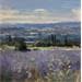 Painting Lavande vers Valensole - 3122 by Giroud Pascal | Painting Figurative Oil Landscapes