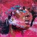 Painting Assa by Istraille | Painting Figurative Acrylic Portrait