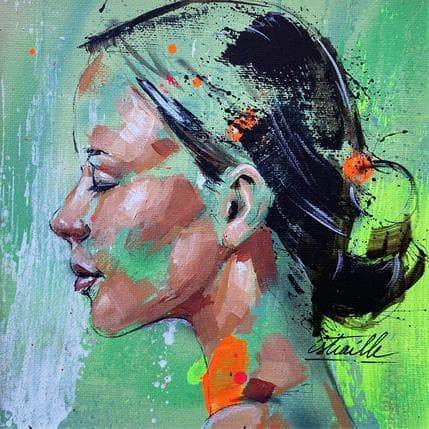Painting Majda by Istraille | Painting Figurative Acrylic Pop icons, Portrait
