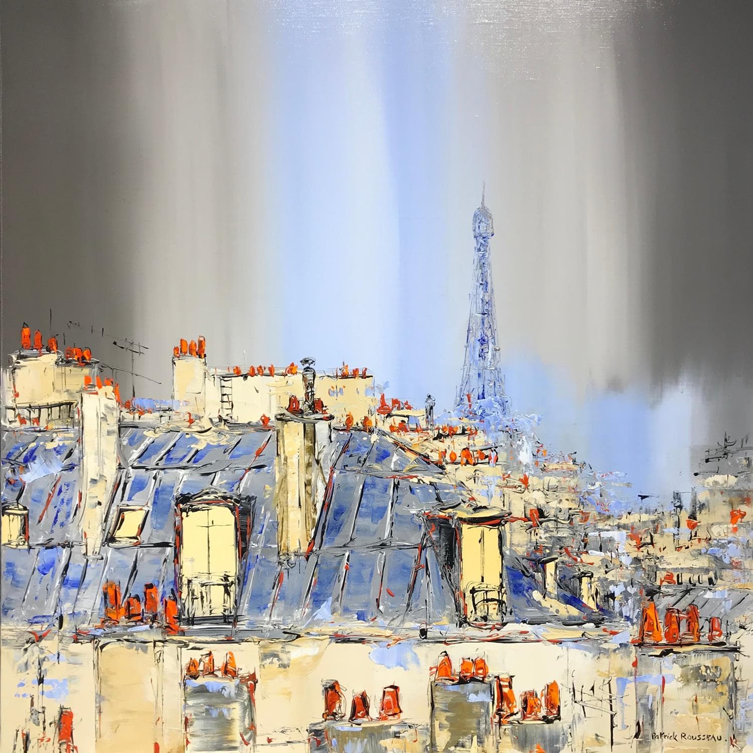 Large Paintings Il Y A De La Joie Chez Moi By Patrick Rousseau Carre D Artistes