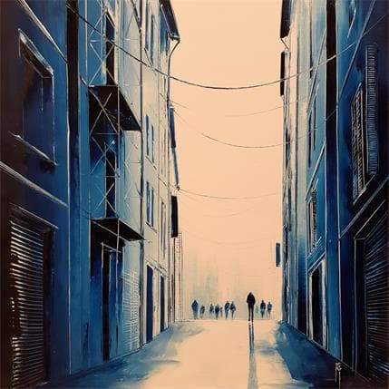Painting Félicité infinie by Galloro Maurizio | Painting Figurative Oil Urban