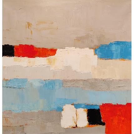 Painting Vibrations by Shelley | Painting Abstract Oil Minimalist