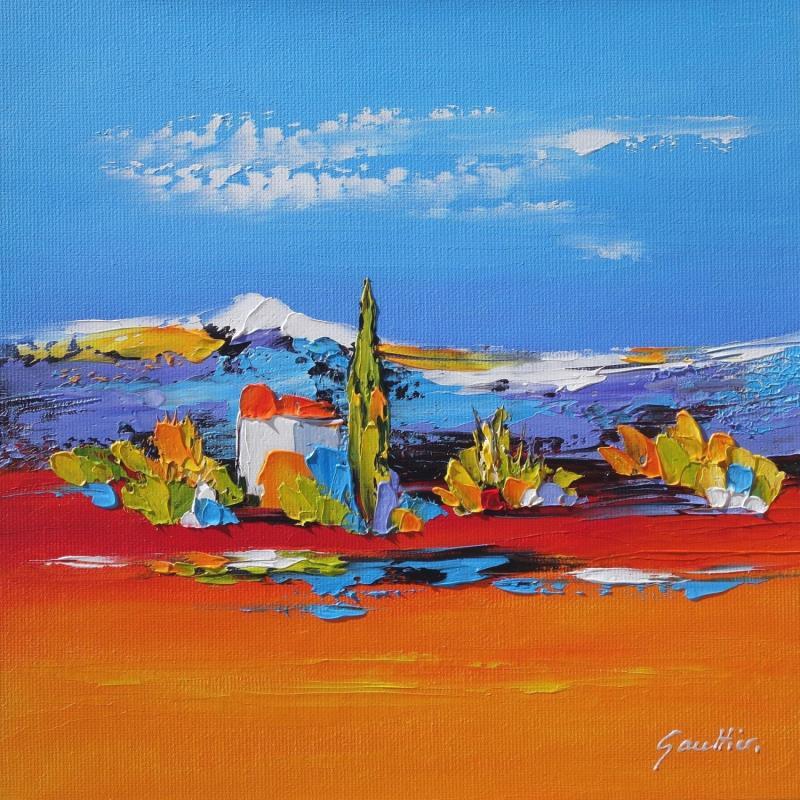 Peinture UN ETE EN PROVENCE par Gaultier Dominique | Tableau Figuratif Huile Icones Pop, Portraits