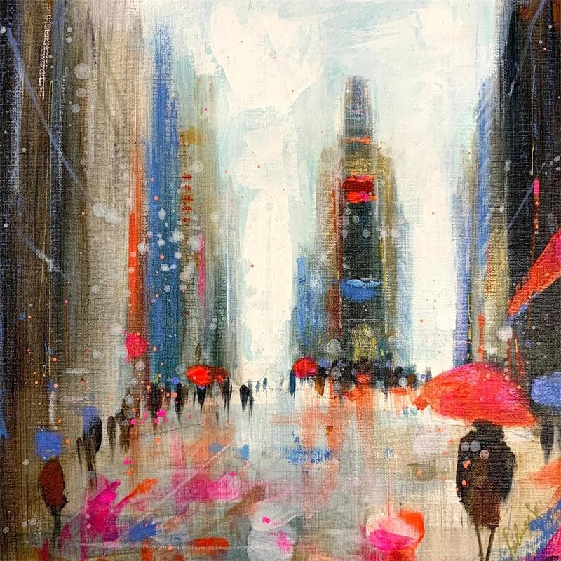 Painting Urban stories 4 by Solveiga | Painting Impressionism Urban Acrylic