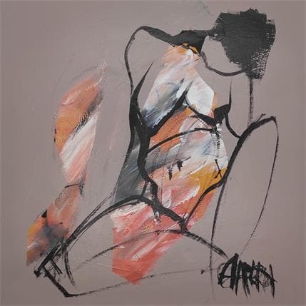 Painting Bigarré by Chaperon Martine | Painting Figurative Mixed Nude