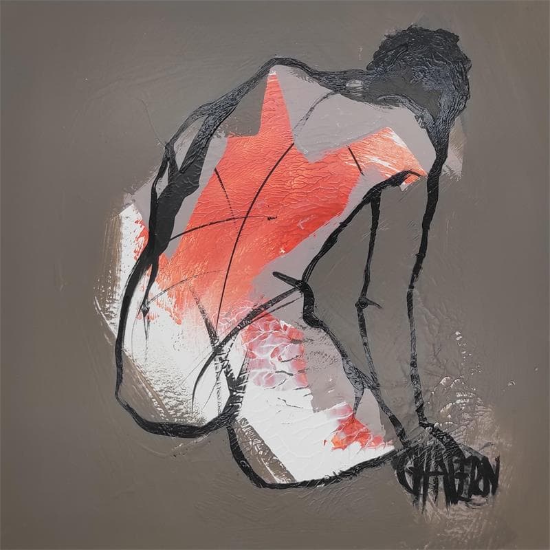 Painting Matière by Chaperon Martine | Painting Figurative Acrylic Nude