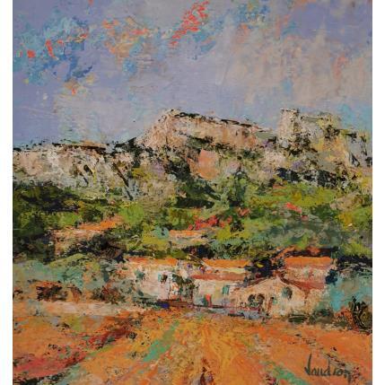 Painting Les Baux de Provence by Vaudron | Painting Figurative Mixed Landscapes