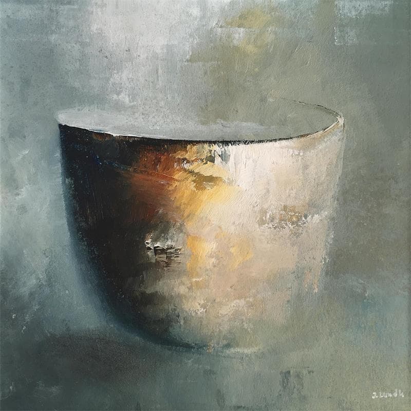 Painting Bowl of dreams by Lundh Jonas | Painting Figurative Acrylic Minimalist