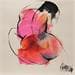 Painting ROSE TENDRESSE N°1 by Chaperon Martine | Painting Figurative Mixed Nude