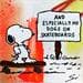 Gemälde Specially no dogs Snoopy von Mestres Sergi | Gemälde Pop-Art Pop-Ikonen Graffiti