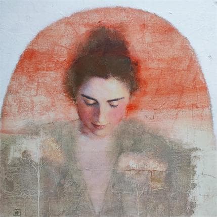 Painting Radiante by Anton | Painting Figurative Mixed Portrait