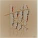 Gemälde A batons rompus von Clisson Gérard | Gemälde Abstrakt Minimalistisch