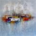 Painting Vibrant City by Coupette Steffi | Painting Abstract Acrylic Minimalist