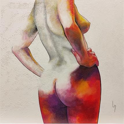 Painting NFe by Loussouarn Michèle | Painting Figurative Acrylic Nude