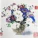 Painting Flower by Sanqian | Painting Figurative Mixed still-life