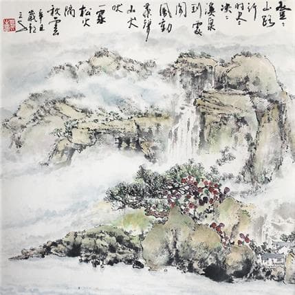 Gemälde Exquisite strokes von Sanqian | Gemälde Figurativ Landschaften
