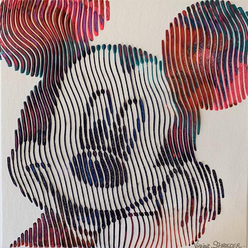 Peinture Mickey 1 par Schroeder Virginie | Tableau Pop-art Acrylique, Huile Icones Pop