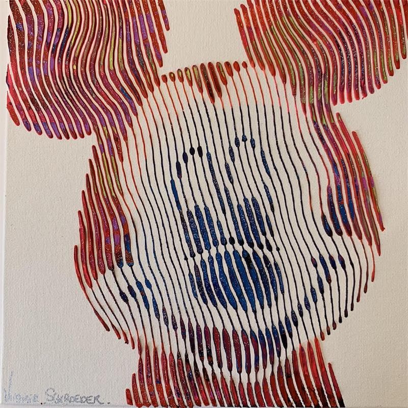 Painting Mickey 2 by Schroeder Virginie | Painting Pop art Oil Pop icons