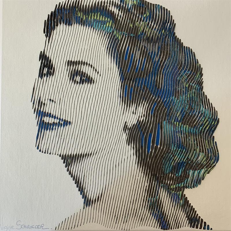 Painting Grace Kelly by Schroeder Virginie | Painting Pop art Mixed Pop icons