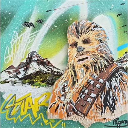 Painting Chewie is back by Pappay | Painting Figurative Oil Pop icons, Portrait
