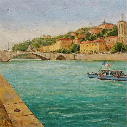 Painting Quais de Saône by Arkady | Painting