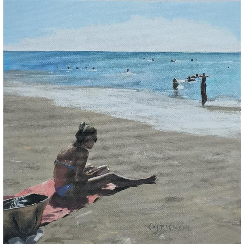 plage ou montage oeuvre d'art